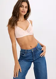 Lot de 2 soutiens-gorge à armatures et dentelle, bonprix