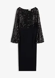 Midikleid mit Pailletten, bonprix