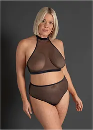 Bralette dos nu et string taille haute (ens. 2 pces), bonprix