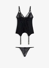 Corsage mit Strapshaltern und String (2-tlg.Set), bonprix