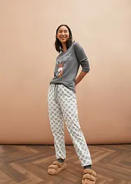 Pyjama aus weicher Baumwolle, bonprix