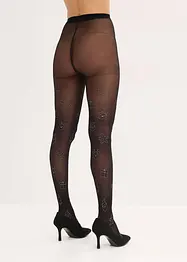 Strumpfhose mit Glitzer-Weihnachtsprint 40 DEN, bonprix