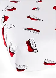 Jersey Spannbettlaken mit Weihnachtsmützen, bonprix