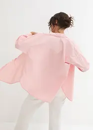 Chemisier oversize en coton, manches 3/4, bonprix