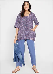 3/4-Hose aus leichtem Leinen-Mix, bonprix