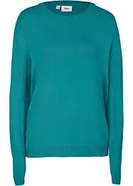 Pull col rond en maille, bonprix