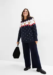 Pull de Noël renne, bonprix