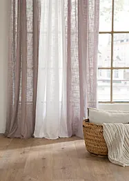 Lot de 2 rideaux panneau texturés, bonprix