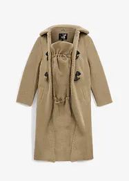 Manteau de grossesse en sherpa avec empiècement de portage, bonprix