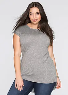 T-shirt long avec base arrondie, bonprix