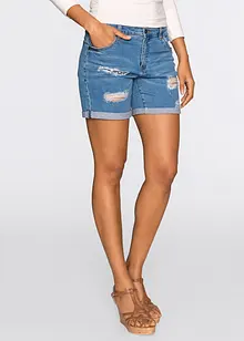 Short en jean destroyed, bonprix