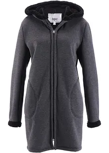 Veste sweat avec polaire peluche, bonprix