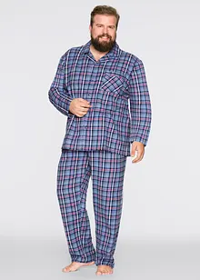 Pyjama en flanelle avec boutons et manches longues, bonprix