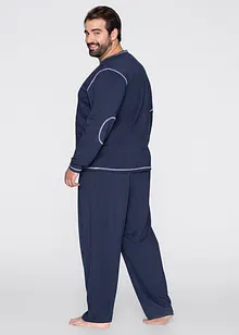 Pyjama aus reiner Baumwolle mit langen Ärmeln., bonprix