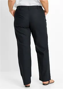 Pantalon en lin majoritaire avec taille élastiquée, bonprix