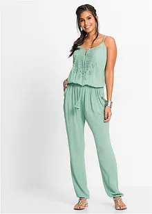 Jumpsuit mit Spitze, bonprix