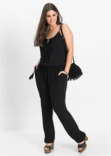 Combinaison en viscose texturée, bonprix