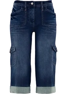 Cargo Jeans, Mid Waist, Stretch, bonprix