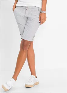 Gestreifte Shorts aus Leinen, bonprix