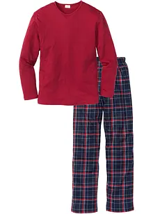 Pyjama aus reiner Bio-Baumwolle mit langen Ärmeln., bonprix