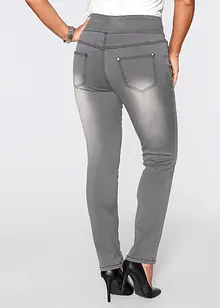 Straight-Jeans Mid Waist, Super Stretch mit Bequembund, bonprix