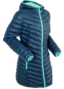 Veste longue matelassée ultra-légère et son pochon, bonprix