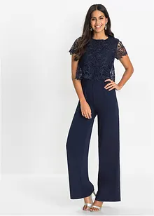 Jumpsuit mit Spitze, bonprix