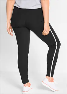 Legging de sport avec rayures contrastantes, longueur cheville, bonprix