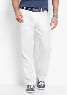 Pantalon lin Regular Fit, longueur modulable, bonprix