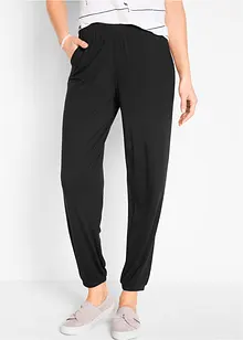 Jersey-Hose mit Eingriffstaschen aus fließendem Viskose-Mix, bonprix