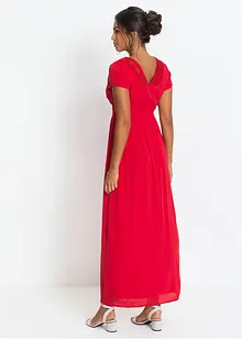 Sommer-Maxikleid mit Spitze, Kurzgröße, bonprix