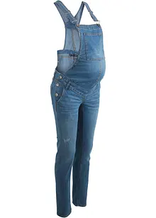 Umstands-Jeanslatzhose mit Straight Leg, bonprix