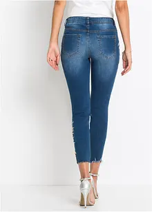 Skinny-Jeans Mid Waist, verkürzt, bonprix