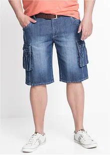 Bermuda cargo en jean Regular Fit, bonprix