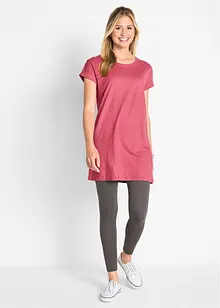 Boxy-Longshirt mit kurzen Ärmeln, bonprix