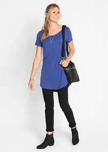 T-shirt long en viscose douce, bonprix