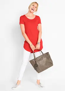 Longshirt aus softer Viskose, bonprix