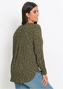 Bluse mit Pünktchen, bonprix