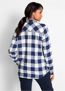 Flanell-Bluse, langarm, bonprix