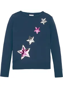 Mädchen Pullover mit Pailletten, bonprix