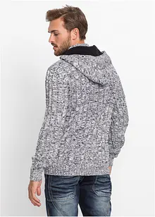 Grobstrick-Pullover mit Kapuze, bonprix