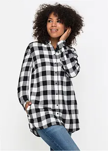 Flanell-Longbluse, bonprix