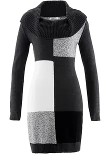 Robe en maille, manches longues, longueur genou, bonprix