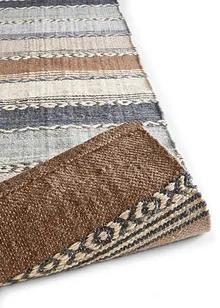 Tapis kilim à rayures dans des tons naturels, bonprix