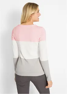 Pullover im Colorblocking-Stil, bonprix