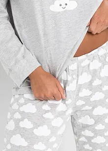 Pyjama mit Bio-Baumwolle, bonprix