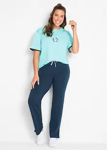 Pantalon droit en jersey extensible, bonprix