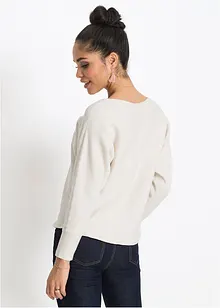 Oversize-Ripp-Pullover, bonprix