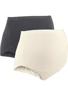 Lot de 2 slips de grossesse avec coton, bonprix