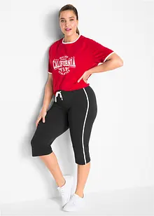 Sportcapri mit Bio-Baumwolle, schmal geschnitten, bonprix